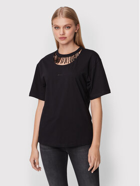Pinko Pinko Póló Tiphanie 1G18AS A06Y Fekete Regular Fit