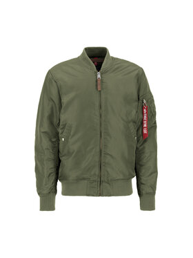 Alpha Industries Alpha Industries Kurtka bomber MA-1 VF 59 Long Zielony Slim Fit