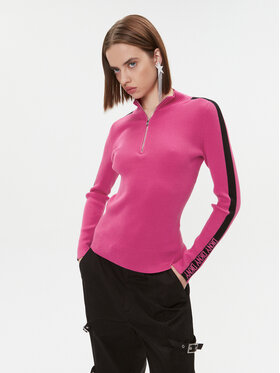 DKNY DKNY Sweater P3MSAJ71 Rózsaszín Regular Fit