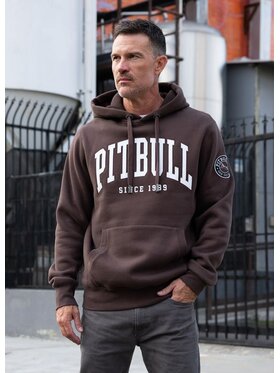 PITBULL PITBULL Bluza NORTON Brązowy Regular Fit