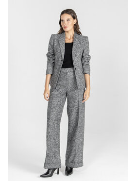 Deni Cler Milano Deni Cler Milano Spodnie materiałowe W-DC-5253-E5-C6-96-1 Czarny Loose Leg