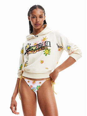 Desigual Desigual Pulóver June 23SWSK50 Fehér Regular Fit