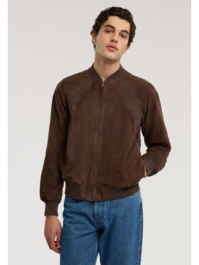 Trussardi Trussardi Giacca di pelle R313M000047N032 Marrone Regular Fit