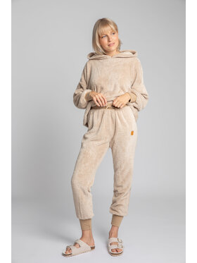 LaLupa LaLupa Pantalone del pigiama LA004 Marrone Comfortable Fit