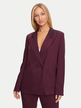 Guess Guess Marynarka Viviane W4BN58 WGIH2 Bordowy Regular Fit