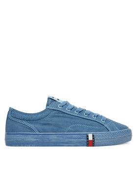 Tommy Jeans Tommy Jeans Tenisice Archive Vulc Y2K Washed Canvas EN0EN02957 Plava
