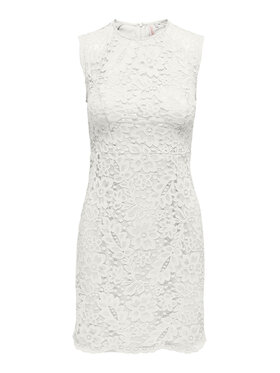 ONLY ONLY Sukienka 15300707 Biały Tight Fit
