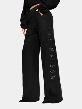 MADE BY SOCIETY MADE BY SOCIETY Spodnie materiałowe HEAVY FALL Pants - P27503 Czarny Basic Fit