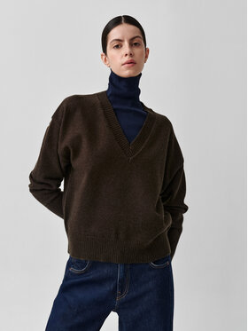 TATUUM TATUUM Sweter ELNERKA Brązowy Classic Fit