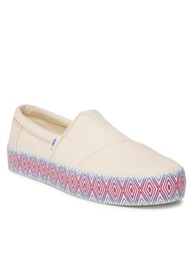 Toms Toms Tennis Alp Fenix Platform Slip On 10019814 Beige