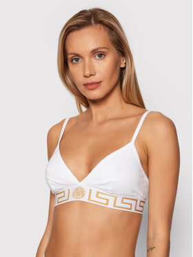 Versace Versace Podprsenka Bralette Greca 1000656 Biela