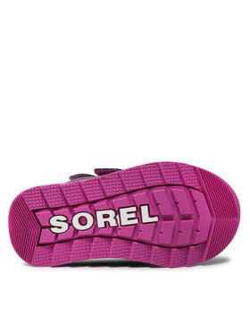 Sorel Čizme Za Snijeg Childrens Whitney II Strap Wp NC3919 Siva