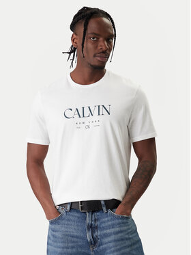Calvin Klein Calvin Klein Tricou LV04RE807G Alb Regular Fit