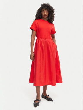 Tommy Hilfiger Tommy Hilfiger Ежедневна рокля WW0WW51148 Червен Regular Fit