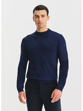 Pako Lorente Pako Lorente Sweter P25WF-2X-019 Granatowy Classic Fit