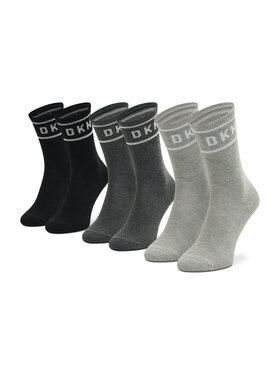 DKNY DKNY Súprava 3 párov vysokých dámskych ponožiek Alexis S4_0083T_DKY Farebná