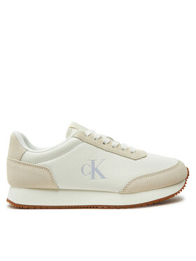 Calvin Klein Jeans Calvin Klein Jeans Снікерcи Runner Laceup Low Mix Mg YW0YW01798 Білий
