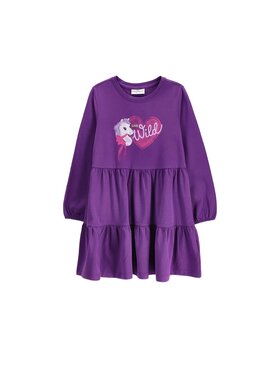 Coccodrillo Coccodrillo Každodenné šaty ZC6129101HGK-016 Fialová Regular Fit