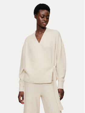 Triumph Triumph Kardigán Amourette Cozy 10225069 Ekru Relaxed Fit