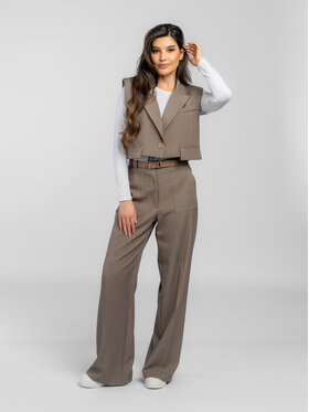 Salme Salme Oblek Elizabeth Béžová Regular Fit