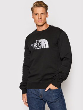 The North Face The North Face Majica dugih rukava Drew Peak Crew NF0A4SVR Crna Regular Fit