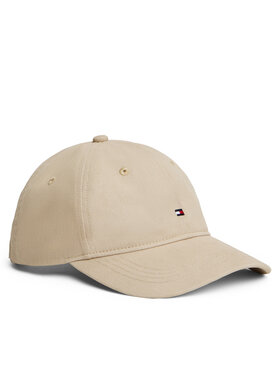 Tommy Hilfiger Tommy Hilfiger Cepure ar nagu Th Flag Soft 6 Panel AW0AW17781 Brūns