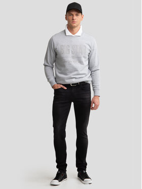 BIG STAR BIG STAR Jeansy DERIC Czarny Skinny Fit