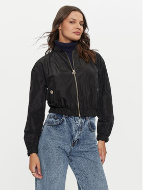 Rinascimento Rinascimento Bomberjacke CFC0119826003 Schwarz Regular Fit