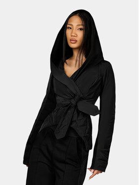 Nobrand Nobrand Kurtka anorak Jacheta GRID DISRUPTION - J27225 Czarny Basic Fit
