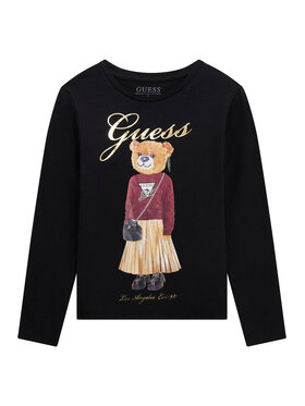 Guess Guess Blúz J5BI16 J1314 Fekete Regular Fit