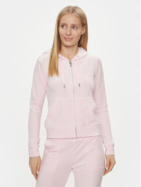 Juicy Couture Juicy Couture Pulóver Robertson JCAP176 Rózsaszín Slim Fit