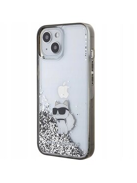 KARL LAGERFELD KARL LAGERFELD Etui na telefon Hardcase Liquid Glitter Choupette Przezroczysty