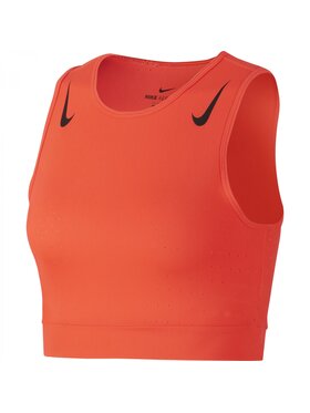 Nike Nike Top AeroSwift Czerwony Regular Fit