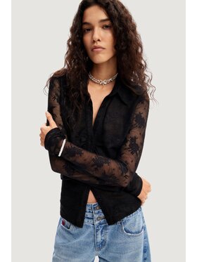 Desigual Desigual Bluzka ABATA Czarny Long Fit