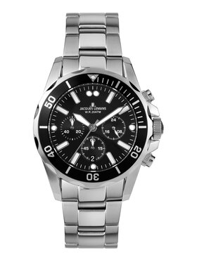 Jacques Lemans Jacques Lemans Zegarek 1-2091F Srebrny
