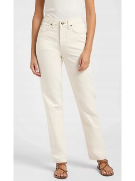 Lee Lee Jeansy Carol Biały Mom Fit