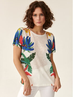 Tatuum Tatuum Блуза Abenila T2311.051 Бял Regular Fit