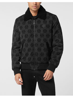 PHILIPP PLEIN PHILIPP PLEIN Bomber 26089 Nero Regular Fit