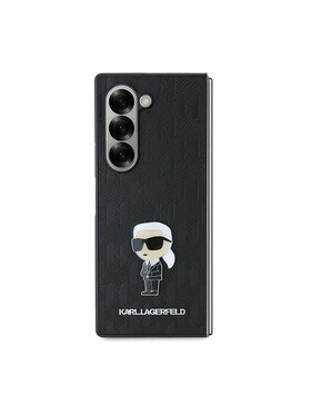KARL LAGERFELD KARL LAGERFELD Etui na telefon Fold6 Czarny