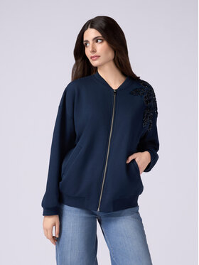 Oltre Oltre Felpa G935J004090N034 Blu Over Fit