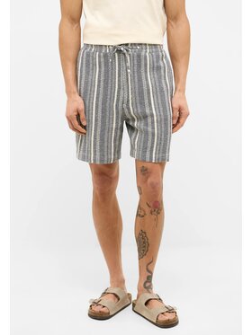 Mustang Mustang Szorty materiałowe Style Lockport Shorts Niebieski Regular Fit