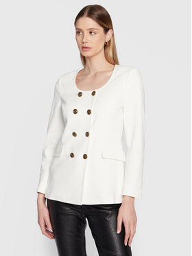 PINKO Pinko Σακάκι Eugenia 1G1890 1739 Λευκό Regular Fit
