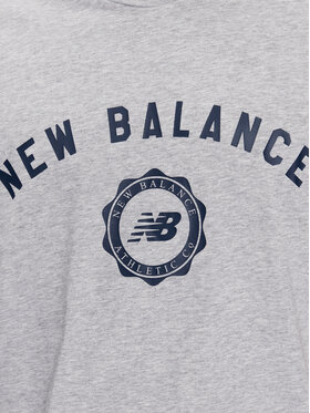 New Balance T-shirt Sport Seasonal Graphic MT31904 Siva Relaxed Fit