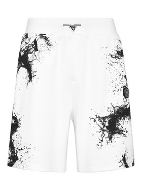 Plein Sport Plein Sport Sportovní kraťasy 28337 Bílá Jogger Fit