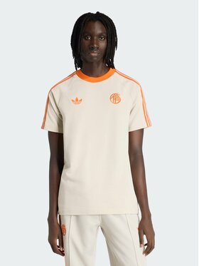 adidas adidas Koszulka techniczna 162171 Beżowy Slim Fit