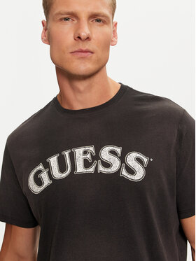 Guess T-shirt M4BI04 K9RM1 Crna Regular Fit