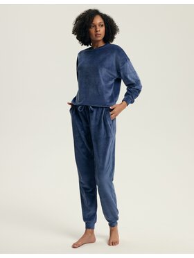 Henderson Henderson Komplet bluzka i spodnie 43722 Niebieski Regular Fit