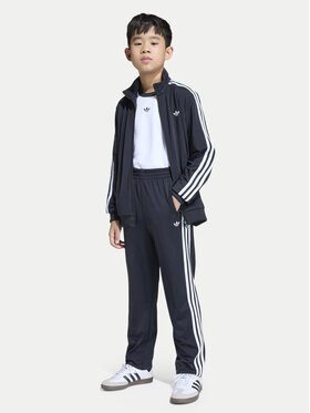 adidas adidas Majica dugih rukava Firebird Loose Track Top KE0892 Crna Regular Fit