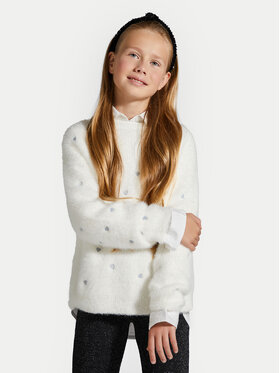 Coccodrillo Coccodrillo Sweter ZC4172102EPG Écru Regular Fit