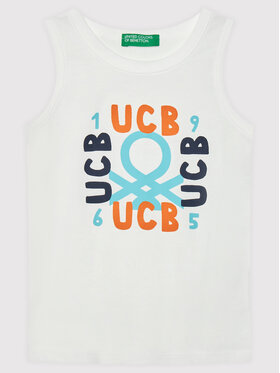 United Colors Of Benetton United Colors Of Benetton Top 3I1XGH002 Blanc Regular Fit